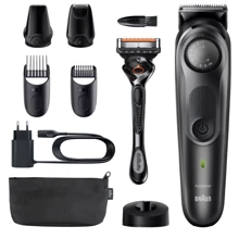 Машинка для стрижки (триммер) Braun BeardTrimmer BT7340: Зона применения Для тела, Для бороды, Для лица, Для окантовки