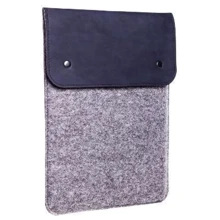 Gmakin Case Slim Felt Two Buttons Blue/Grey (GM65-15) for MacBook Pro 15/Pro 16: Цвет Синий (Blue)