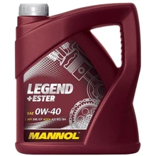 Моторне масло MANNOL LEGEND + Ester 0W-40 4л: Тип синтетичне