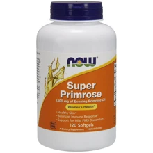 NOW Foods SUPER PRIMROSE 1300 mg 120 SGELS Масло вечірньої примули: Форма випуску капсули