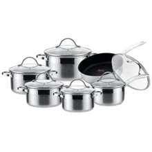Набор посуды Bohmann BH 1288 TF (12 пр.): Материал корпуса нержавеющая сталь