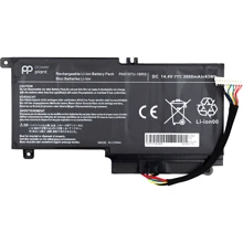 Батарея для ноутбука Акумулятор PowerPlant для ноутбуків TOSHIBA Satellite L55 (PA5107U-1BRS, TA5107P9) 14.4V 3000mAh (NB510269): Сумісність Toshiba Satellite L55 (PA5107U-1BRS, TA5107P9)