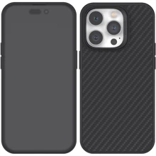 Чехол для iPhone Blueo Armor Aramid Fiber Anti-Drop Caset MagSafe Black for iPhone 14 Pro: Цвет черный