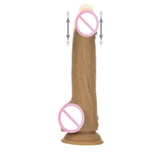Фаллоимитатор с пульсацией Naked ADDICTION Dominic 9″ Caramel, пульт ДУ, диаметр 4,2 см: Назначение Вагинальные