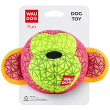Іграшка для собак WAUDOG Fun Мавпа 16х10 см рожева (62037): Виробник WAUDOG