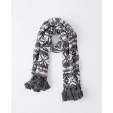 Жіночий шарф Abercrombie & Fitch сірий (AF7800W): Стать Женский