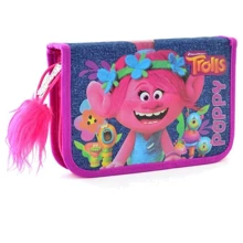 Пенал твердый одинарный с двумя клапанами 1 Вересня Trolls (531515): Материал Полиэстер