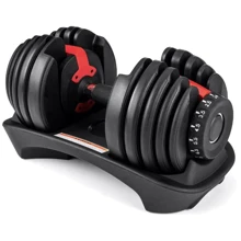 Гантель Gymtek 2.5-24 кг красный (5907766666882): Вес гантели, кг 24