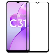 Аксесуар для смартфона Tempered Glass Black для Realme C31 / C35: Сумісність Realme C31 / C35