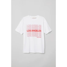 Футболка H&M 6215228 M белая: Вид Футболки