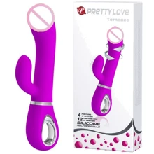 Вибратор Pretty Love Ternence с клиторальным стимулятором, BI-014620: Для кого Для женщин