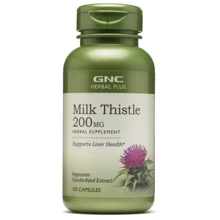 GNC Herbal Plus Milk Thistle 200 mg Екстракт розторопші 100 капсул: Форма випуску капсули