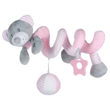 Плюшевая подвеска Baby Mix Мишка розовая (44880): Производитель Baby Mix