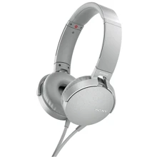 Наушники Sony MDR-XB550AP White: Тип конструкции накладные