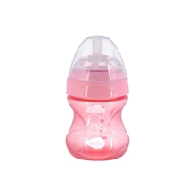 Пляшечка Nuvita для годування Mimic Cool 150 мл 0+ антиколікова рожева (NV6012PINK): Матеріал пластик