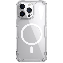 Чехол для iPhone Nillkin Nature Pro Magnetic Clear for iPhone 15 Pro Max: Цвет прозрачный
