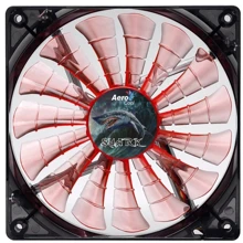Кулер Aerocool Shark Fan 120мм (Evil Black/Orange)LED Retail: Уровень шума, dB 26.5 или 12.6 (с кабелем для понижения)