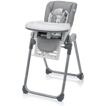 Стульчик для кормления Baby Design LOLLY PASTELL 07 SILK GRAY: Тип классический стульчик