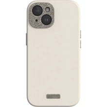 Чехол для iPhone Moshi Napa Slim Hardshell Case Eggnog White (99MO231109) for iPhone 15: Цвет белый