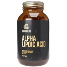 Grassberg Alpha Lipoic Acid 60 mg Альфа-ліпоєва кислота 60 капсул: Вид Ферментные