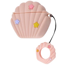 Чехол для наушников TPU Case Sea Shell Pink for Apple AirPods: undefined undefined