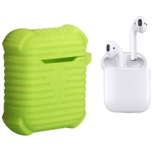 Чехол для наушников Becover Case Protective i-Smile with Belt Green IPH1371 (702353) for Apple AirPods: undefined undefined