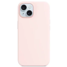 Чехол для iPhone Monblan Silicone Case MagSafe Light Pink for iPhone 15: Цвет розовый