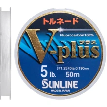 Флюорокарбон Sunline V-Plus 50м #1.25 0.19мм 2.5кг (1658.07.23): Тип Леска