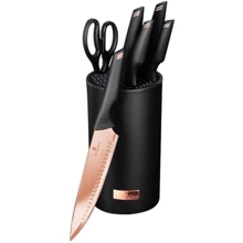 Набор кухонных ножей Berlinger Haus Black Rose Collection 7 предметов (BH 2651): Наименование Набор кухонных ножей 7 пр.