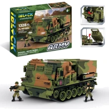 Конструктор IBLOCK Армія M270 MLRS 2 фігурки (PL-921-506): Виробник Iblock
