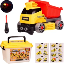 Игровой набор-конструктор SJA Toys Строительные машины 7 в 1, 68 деталей (QL6701S-5): Производитель SJA Toys