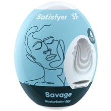 Самосмазывающийся мастурбатор-яйцо Satisfyer Egg Savage (одноразовый, не требует смазки): Для кого Для мужчин
