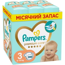 Подгузники Pampers Premium Care Midi Размер 3 (6-10 кг) 200 шт (8006540855898): Тип Подгузники