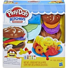 Набір HASBRO Play-Doh Смішні закуски (E5112_E5472 BURGER N FRIES SET): Виробник Hasbro
