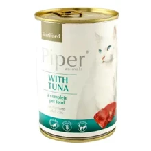 Вологий корм Dolina Noteci Piper Cat для котів стерилізованих з тунцем 400 г (DN162-302162): Тип Влажный корм