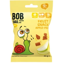 Фруктовий снек Улитка Боб Fruit Snack Яблуко-груша 20 г (1740851): Тип Снеки