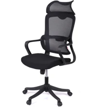 Кресло АКЛАС Дориан BL TILT Чёрный (K-01 black OS-3000 Black) (00143999): Тип для персонала