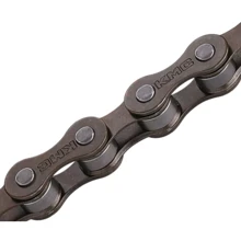 KMC S1 1/2x1/8 112 звеньев (Z410) brown/brown (CHA-29-01-50): Количество передач 1