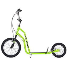 Самокат Yedoo FOUR 12+ (green-black): Количество колес 2