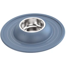 Миска металлическая с мягким ковриком антигрязь Georplast Volcano 600 мл 39 см (20063АЦ): Тип Миски