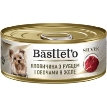 Вологий корм для собак Basttet`O SILVER яловичина з рубцем та овочами в желе: Тип Влажный корм