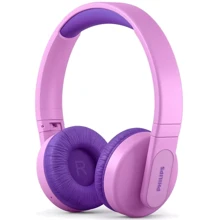 Наушники Philips Kids TAK4206 Wireless Mic Pink: Тип конструкции накладные