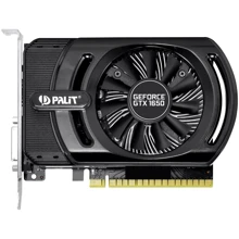 Видеокарта Palit GeForce GTX 1650 StormX (NE51650006G1-1170F): Объем памяти, Гб 4