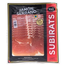 Хамон Subirats JAMON SERRANO нарезка, 250г: Вид мяса Свинина