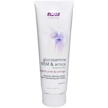 Now Foods Glucosamine MSM & Arnica Lotion 8 FL OZ Лосьйон з глюкозаміном, МСМ і арніки: Призначення 