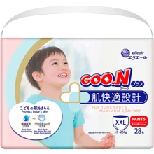 Трусики-підгузки Goo.N Plus для дітей 13-25 кг (розмір ХXL, унісекс, 28 шт.): Тип Подгузники-трусики