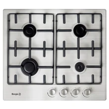 Варильна поверхня газова Borgio 6621 (Inox): Розміри для вбудовування (ШxГ) 56x49 см