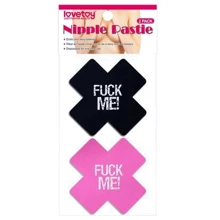 Украшения для сосков LoveToy Nipple Pastie Fuck Me (2 пари): Для кого Для женщин