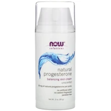 Now Foods Natural Progesterone Liposomal Skin Cream Unscented Крем с прогестероном 85 g: Назначение Восстановление