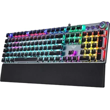 Клавиатура AULA Fireshock V5 Mechanical Wired Keyboard Red Switch (6948391240602): Подключение проводное